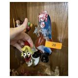 MURANO ART GLASS CLOWN SCULPTURE NEEDS REPAIRED