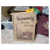 ANTIQUE FAMILY HISTORY OF THE UNITED STATES BOOK