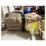 RECLINER / BLANKET VINTAGE KIDS ROCKING CHAIR