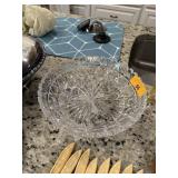 LARGE VINTAGE CUT CRYSTAL BOWL