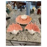 3PC FITZ & FLOYD CHIP & DIP / SERVING BOWLS