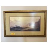 DALHART WINDBERG FRAMED PRINT SIGNED