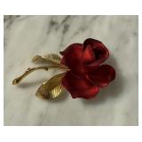VINTAGE CERRITO FLORAL BROOCH / PIN