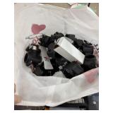LARGE BAG OF MIXED HARDWARE FOR SPEAKERS DJ EQUIP