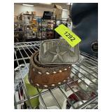TEXAS THEME BELT BUCKLE
