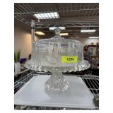 CRYSTAL CAKE PLATTER