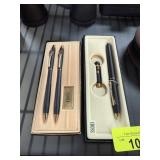 CROSS PENS / PENCIL SET & KEYCHAIN