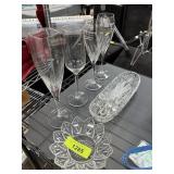 LOT OF MISC GLASS / CRYSTAL STIRRERS