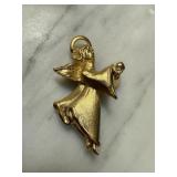 VINTAGE ROMAN ANGEL BROOCH PIN