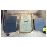 3PC VINTAGE MILITARY BOOKS NAVY 1917 ARMY INFANTRY
