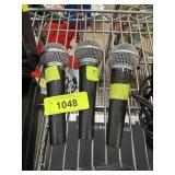 3PC SHURE SM58 MICROPHONES