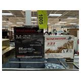 LOT OF .22 AMMUNITION BULLETS