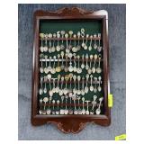 LARGE SOUVENIR SPOON COLLECTION