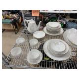 LARGE SET OF BOHEMIAN CZECH CHINA