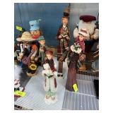 LOT OF CHRISTMAS CAROLERS