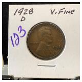 1928 WHEAT PENNY CENT