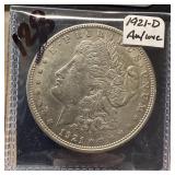 1921-D MORGAN SILVER DOLLAR BETTER