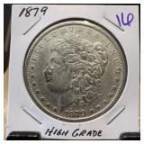 1879 MORGAN SILVER DOLLAR HIGH GRADE