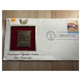 CENTENNIAL OLYMPIC GAMES REAL GOLD STAMP