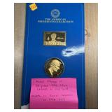 SILVER BULLION GOLD PLATE STAMP GOLD PLATED COIN