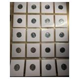 SHEET OF HIGH GRADE 1943 STEEL WHEAT PENNIES CENTS