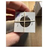QTY 25 MIXED CARDBOARDED WHEAT PENNIES CENTS