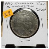 1990 EISENHOWER SILVER COMMEM DOLLAR