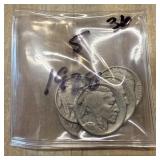 QTY 5 1928 BUFFALO NICKELS