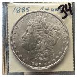1885 MORGAN SILVER DOLLAR