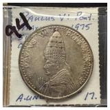 POPE PAULUS VI 1975 BETTER SILVER OVER BRONZE