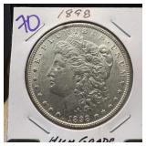 1898 MORGAN SILVER DOLLAR HIGH GRADE