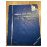 WHEAT MEMORIAL CENT ALBUM 43 P,D,S MORE