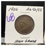 1906 INDIAN HEAD PENNY CENT HIGH GRADE