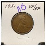 1931 WHEAT PENNY CENT