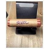 ROLL OF STEEL WHEAT PENNIES CENTS