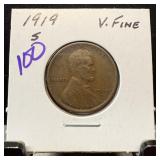 1919-S WHEAT PENNY CENT