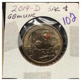 2019-D UNC SACAGAWEA DOLLAR COIN