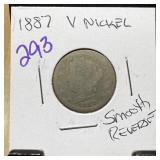 1887 LIBERTY V NICKEL