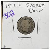 1899-O BARBER SILVER DIME
