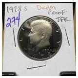 1978-S DCAM PROOF JFK HALF DOLLAR