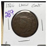 1826 LARGE CENT
