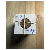 QTY 25 MIXED CARDBOARDED WHEAT PENNIES CENTS