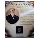 WARREN G HARDING PRESIDENTIAL DOLLAR UNC