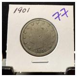 1901 LIBERTY V NICKEL