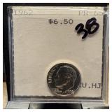 1962 PROOF ROOSEVELT SILVER DIME