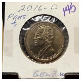2016 GEM BU RICHARD NIXON UNC DOLLAR COIN