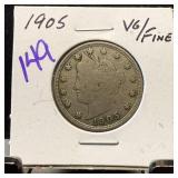 1905 LIBERTY V NICKEL