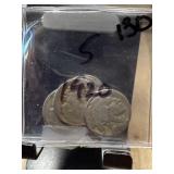QTY 5 1920 BUFFALO NICKELS
