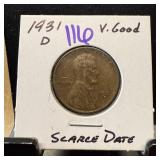 1931-D SCARCE DATE