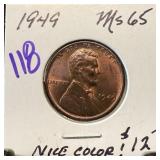 1949 WHEAT PENNY CENT HIGH GRADE